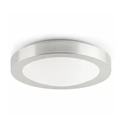 FARO BARCELONA Logos loftslampe til badeværelset, Ø 35 cm, aluminium