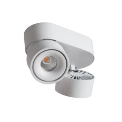 LOOM DESIGN Aim LED-loftspot 2 lyskilder hvid