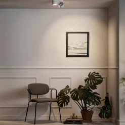 LOOM DESIGN Aim LED-loftspot 2 lyskilder hvid