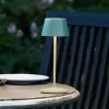 LOOM DESIGN Dekorationsbelysning>LED genopladelig bordlampe Modi Micro, IP65 grøn-grå