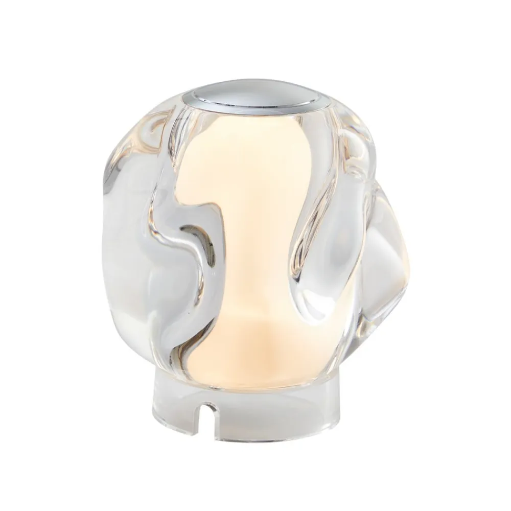 LED-bordlampe Ice Ball, krom, Ø 10,5 cm^LOOM DESIGN Clearance