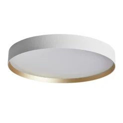 LED-loftlampe Lucia, hvid/guldfarvet Ø 60 cm^LOOM DESIGN Discount