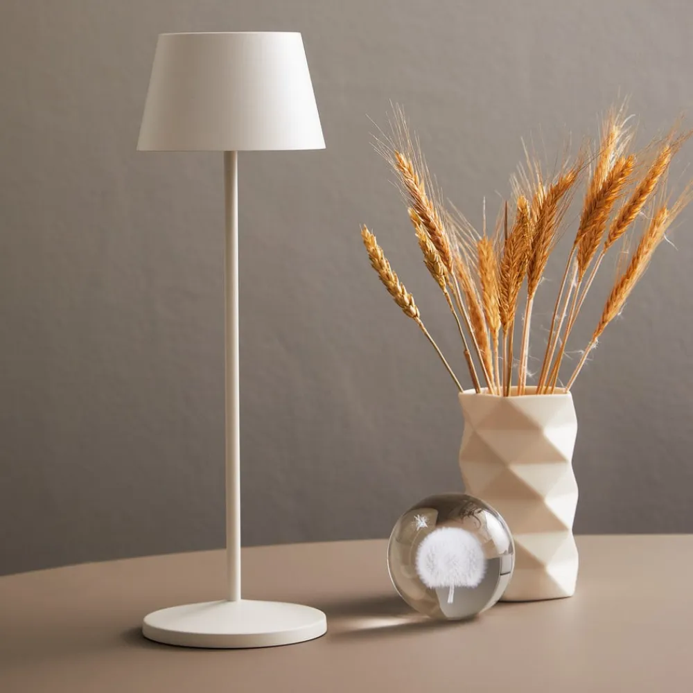 LED-terrasselampe Modi, hvid 36 cm CCT^LOOM DESIGN Online