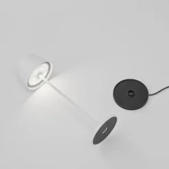 LED-terrasselampe Modi, hvid 36 cm CCT^LOOM DESIGN Online