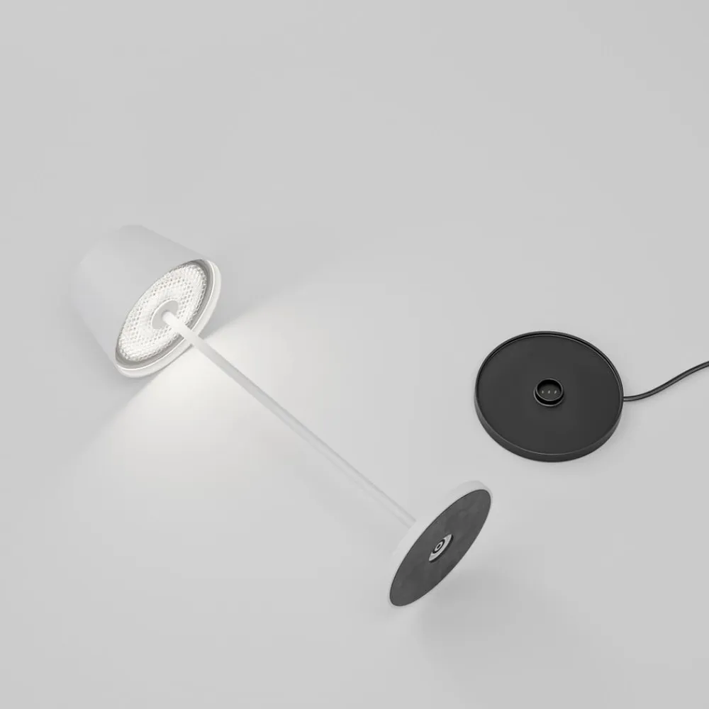 LED-terrasselampe Modi, hvid 36 cm CCT^LOOM DESIGN Online