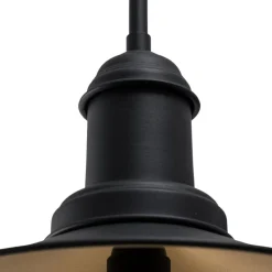 Lorato væglampe, sort, højde 48 cm, metal, E27^ROYALTECH Discount