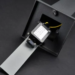 Lorik LED-gadelampe med fleksibel hoved, grå^Lucande New