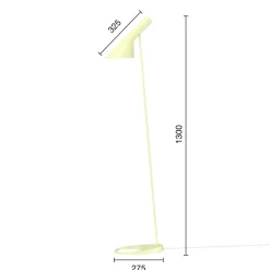 AJ design gulvlampe lys gul^Louis Poulsen Sale