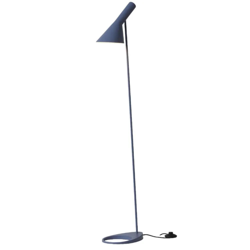 Louis Poulsen AJ design-gulvlampe blågrå