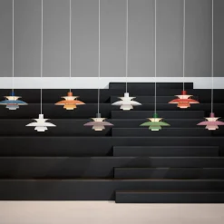 Designer-pendellampe PH 5, grå, Ø 50 cm^Louis Poulsen