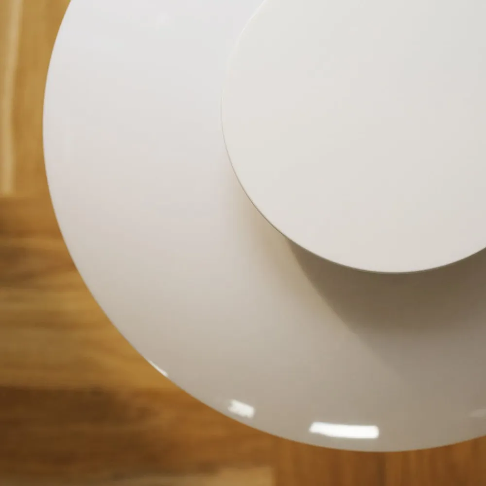 LED-bordlampe PH 80, opal hvid, IP44^Louis Poulsen