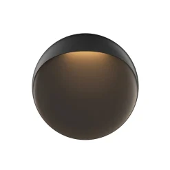 LED-væglampe Flindt, sort 3.000 K Ø 30 cm^Louis Poulsen Clearance