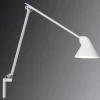 Louis Poulsen NJP LED-væglampe, arm lang, hvid