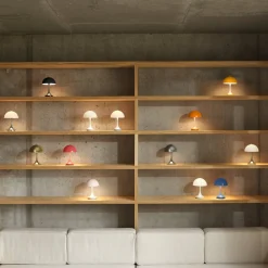 Louis Poulsen Panthella PORTABLE 160 V3, uigennemsigtig orange