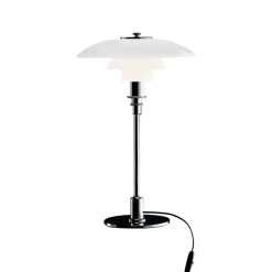 Louis Poulsen PH 3/2 bordlampe, højglans forkromet