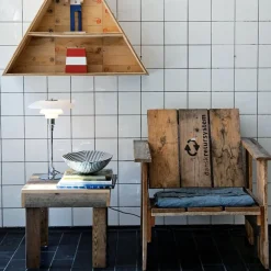 Louis Poulsen PH 3/2 bordlampe, højglans forkromet