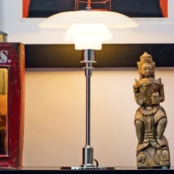 Louis Poulsen PH 2/1 bordlampe, højglans forkromet