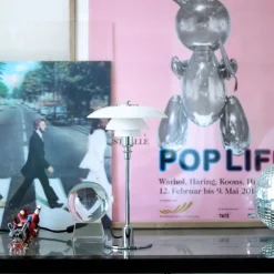 Louis Poulsen PH 2/1 bordlampe, højglans forkromet