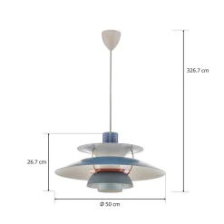PH 5, designer pendellampe, blå^Louis Poulsen Sale