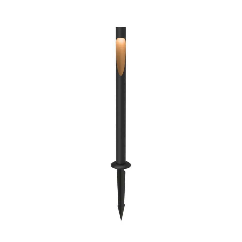 Louis Poulsen vejlampe Flindt 840 70 cm sort jordstik 24 V