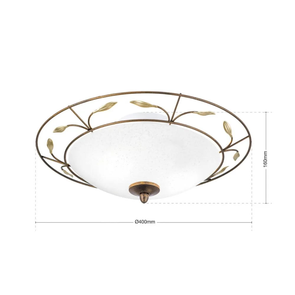 ORION Luca loftlampe med scavo-glas