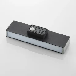 Lucande Aegisa udendørs LED-væglampe, kantet