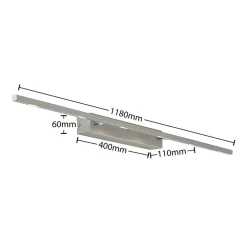 Alexis LED-gallerilampe 118 cm, mat nikkel^Lucande Best