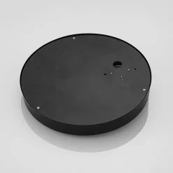 Lucande Andelina væglampe, rund, sort