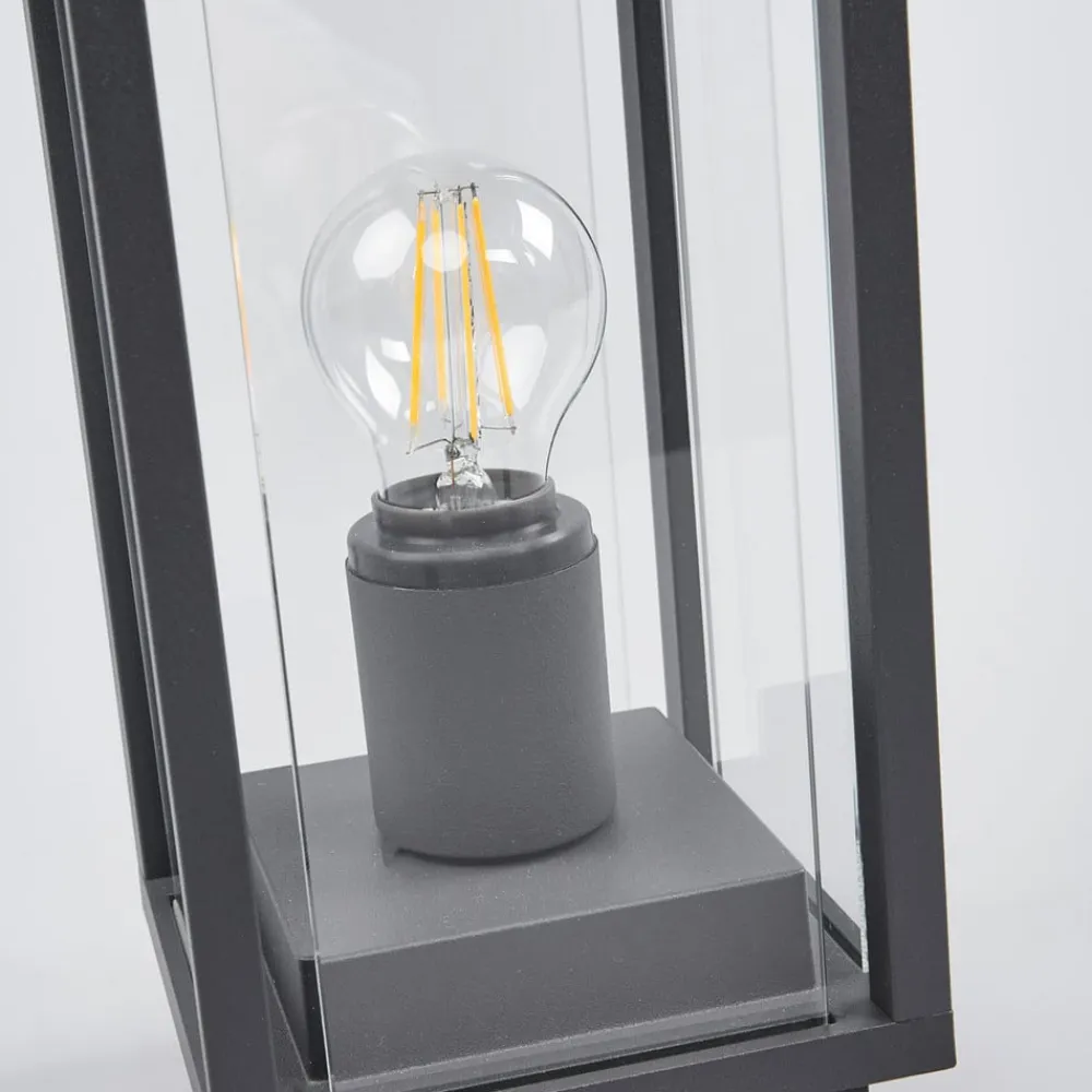 Lucande Terrassebelysning|Sokkellamper>Annalea sokkellampe, 35 cm, antracit, IP54