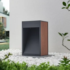 Lucande Sokkellamper>Ansala R7s sokkellampe med trædekor