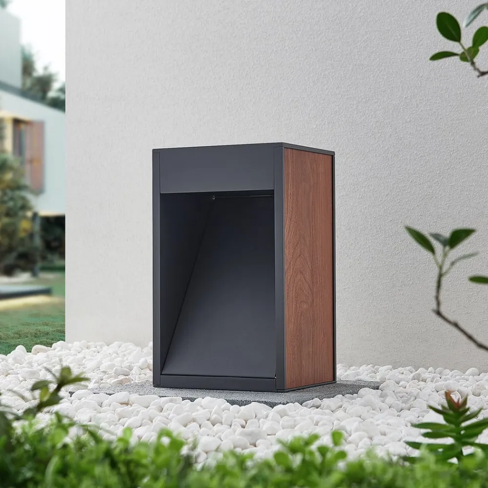 Lucande Sokkellamper>Ansala R7s sokkellampe med trædekor