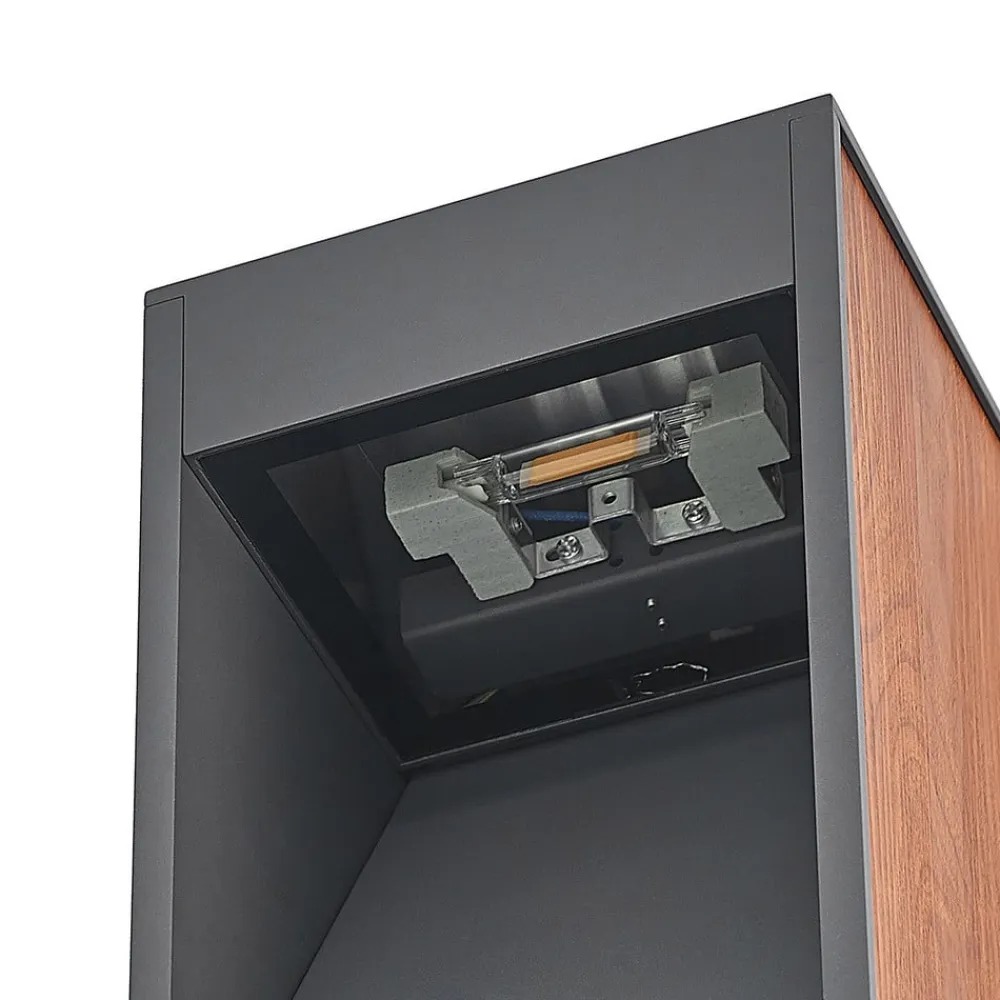 Lucande Sokkellamper>Ansala R7s sokkellampe med trædekor