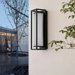 Lucande Banetti udendørs LED-væglampe, 50 cm