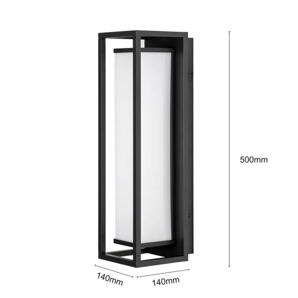 Lucande Banetti udendørs LED-væglampe, 50 cm