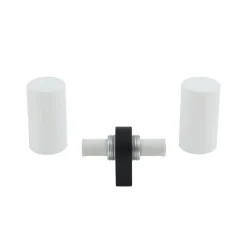 Basolo væglampe til badeværelset, sort, højde 31,5 cm, glas^Lucande Clearance