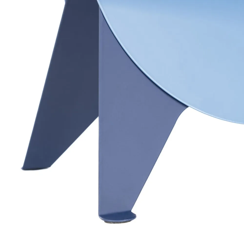 Lucande bordlampe Idalina, Dino, blå, stål, 44 cm