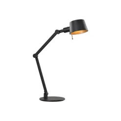 bordlampe Silka, sort, metal, 93,5 cm høj^Lucande