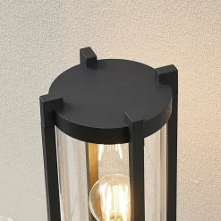 Brienne sokkellampe, 50 cm, antracit, metal^Lucande Sale