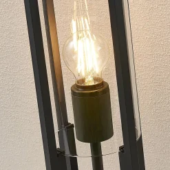 Brienne sokkellampe, 50 cm, antracit, metal^Lucande Sale