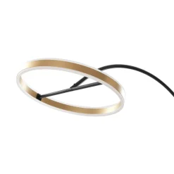 buelampe Yekta, messingfarvet, 183 cm, dæmpbar^Lucande Discount