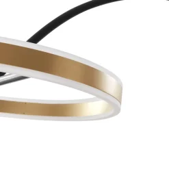 buelampe Yekta, messingfarvet, 183 cm, dæmpbar^Lucande Discount