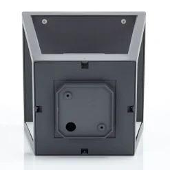 Lucande Dunia sokkellampe, antracit, metal, 24 cm, IP54