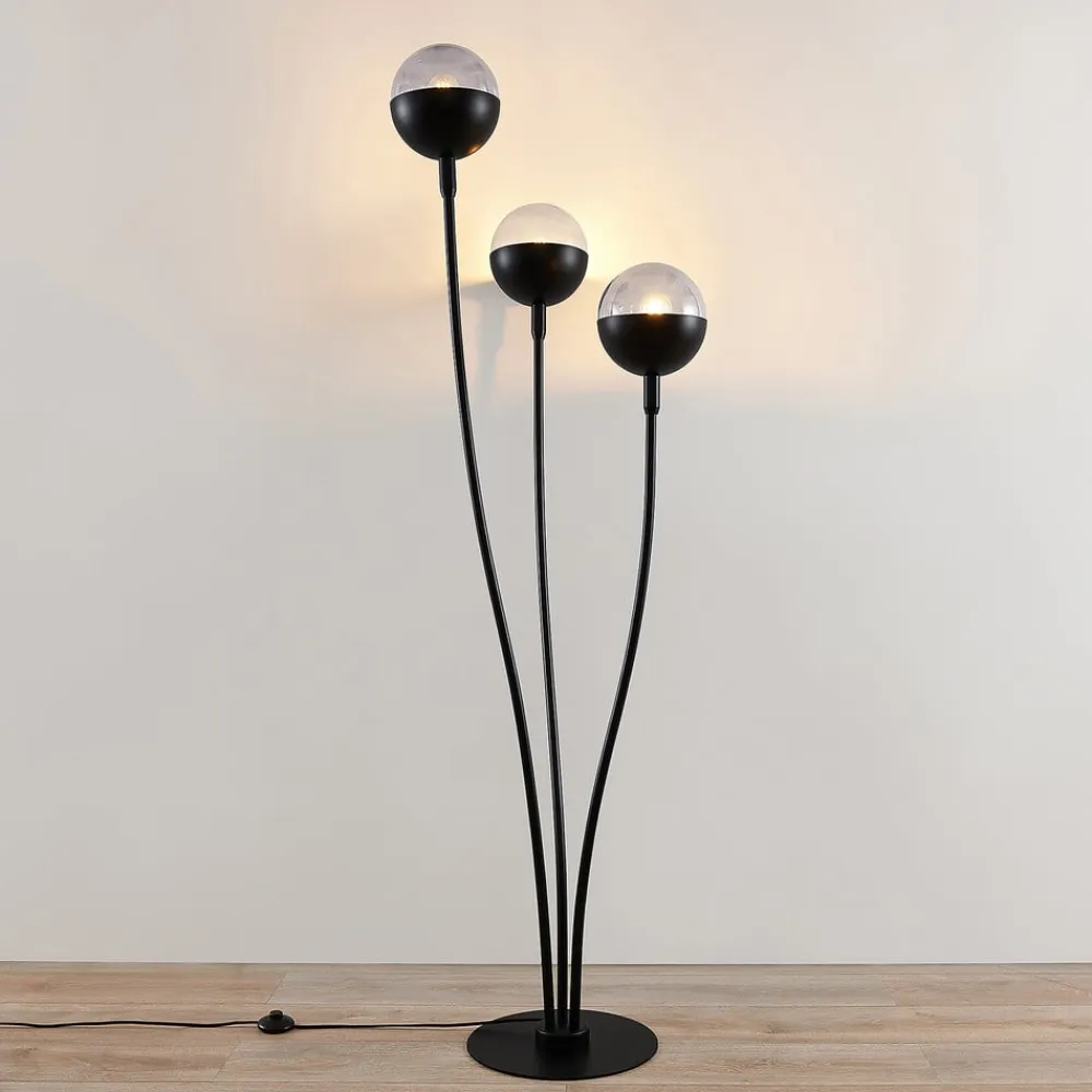 Lucande Dustian gulvlampe, 3 lyskilder