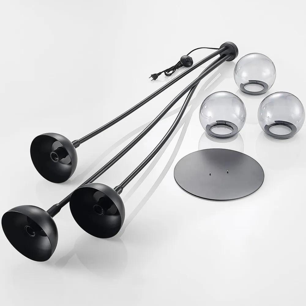 Lucande Dustian gulvlampe, 3 lyskilder