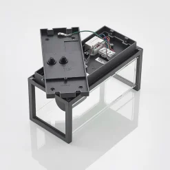 Lucande Elwin væglampe, 1 lyskilde, sensor