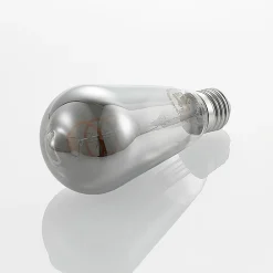 Lucande E27-pære ST64 4W 918 dæmpes titan, 2 stk