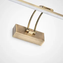 Lucande Felena LED-gallerilampe, antik messing