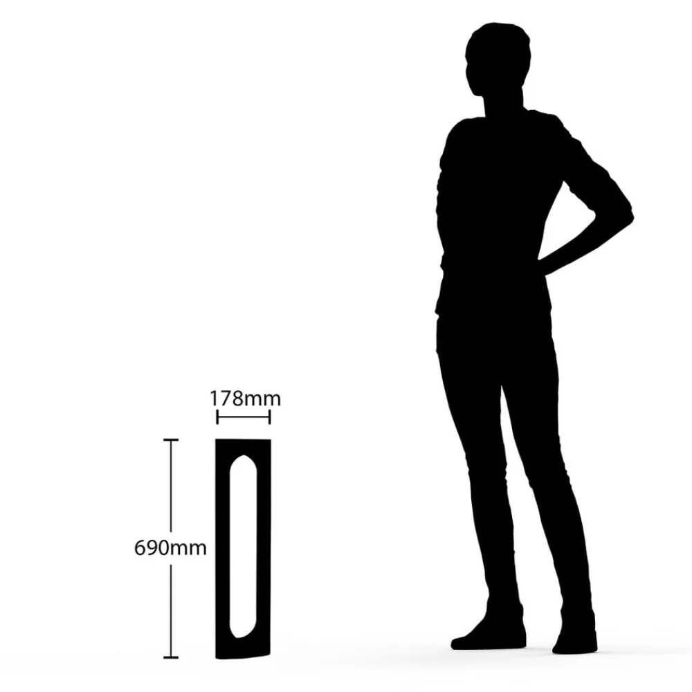 Lucande Gadebelysning>Fenti LED-gadelampe, 65 cm