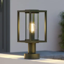 Ferda sokkellampe, 37 cm, antracit, IP44^Lucande Hot