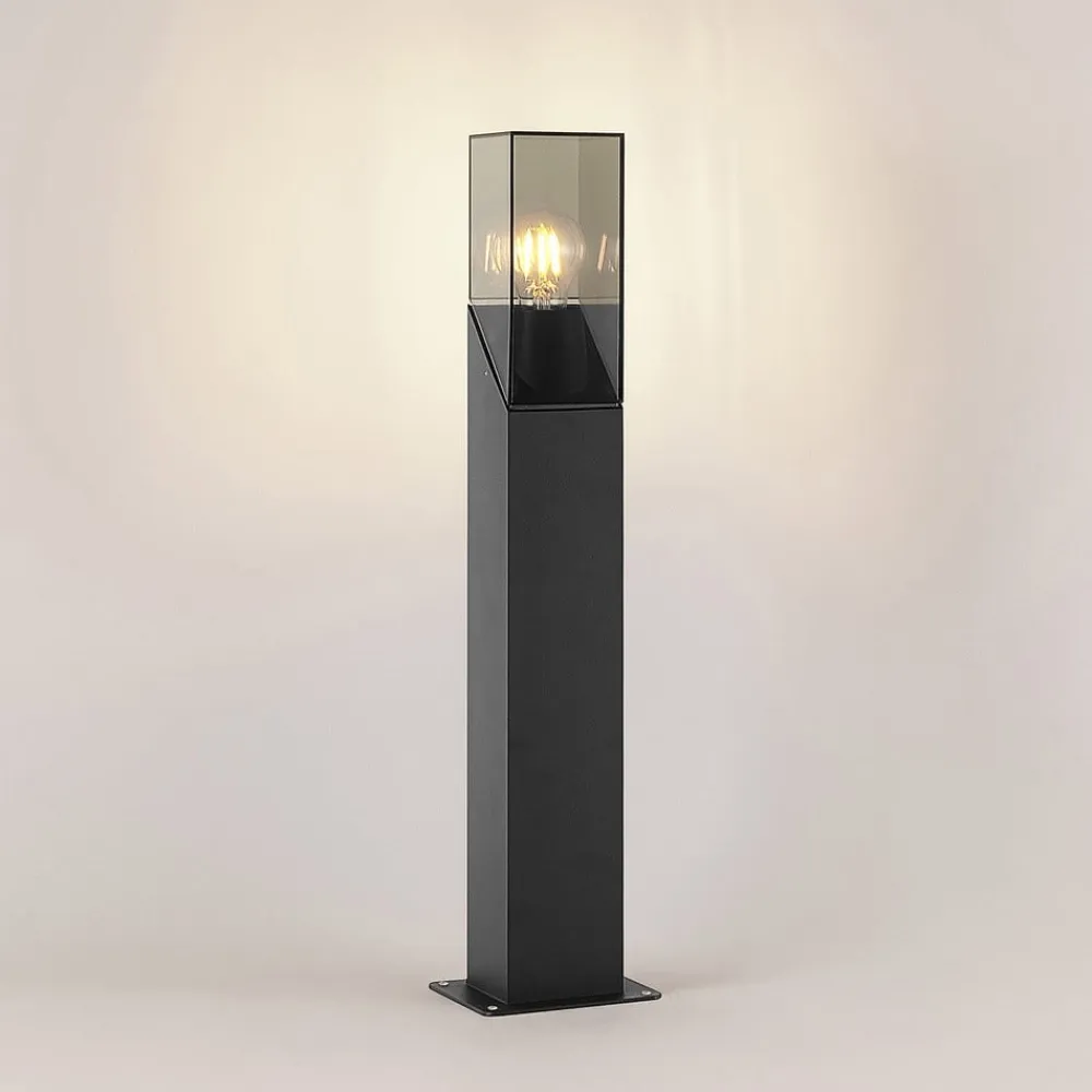 Lucande Terrassebelysning>Fiola sokkellampe, 60 cm, antracit, IP54